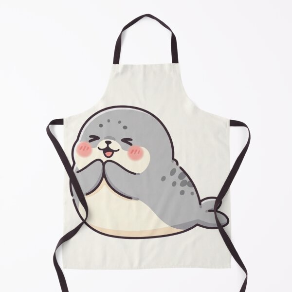 Item preview, Cute Kawaii Seal – Adorable Baby Seal Cartoon designed and sold by soletstudio.