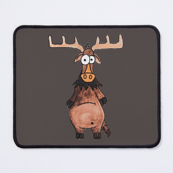 Item preview, Bruce the Monarch of the North: Rustic Hand-Drawn Moose Sketch designed and sold by Englandbear.