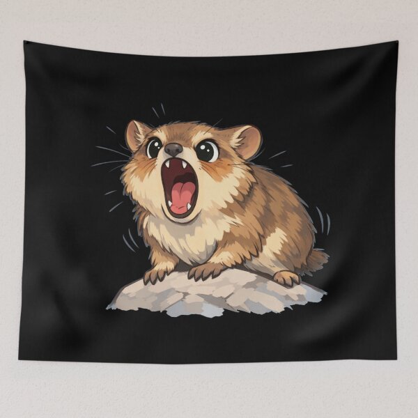 Item preview, Rock Hyrax - animal lover designed and sold by DamioPolArt.