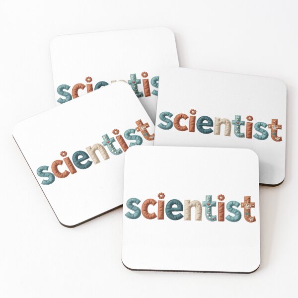 Item preview, SCIENTIST - IN FAUX LETTERING designed and sold by AlexOBrienArt.