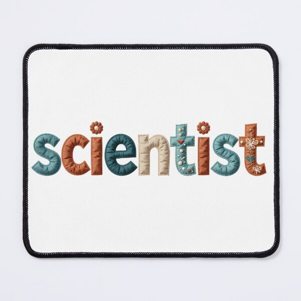 Item preview, SCIENTIST - IN FAUX LETTERING designed and sold by AlexOBrienArt.