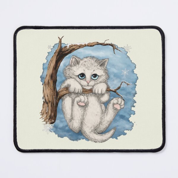 Item preview, Funny Opalite Kitten in Tree designed and sold by zozozoshion.