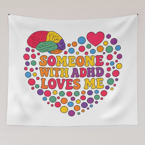 Item preview, Someone With ADHD Loves Me designed and sold by MomParentADHD.