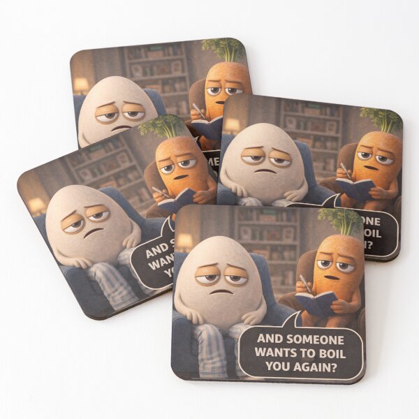 Item preview, And Someone Wants To Boil You Again? – Funny Therapy Egg 3D Humor designed and sold by ComedyInkFactor.
