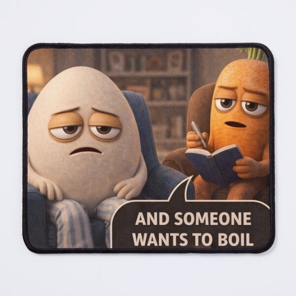 Item preview, And Someone Wants To Boil You Again? – Funny Therapy Egg 3D Humor designed and sold by ComedyInkFactor.