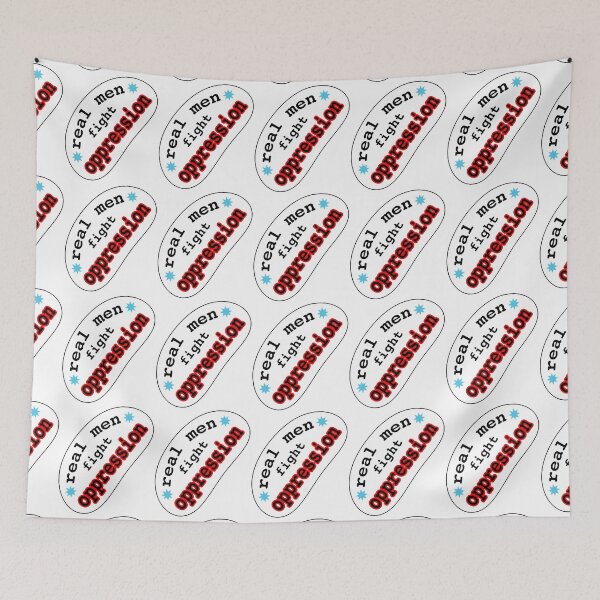 Item preview, Real men fight oppression, blank or white background designed and sold by mntimg.