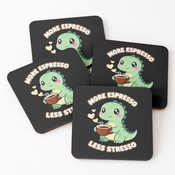 Item preview, More Espresso Less Depresso coffee lovers  designed and sold by Style2Vie.