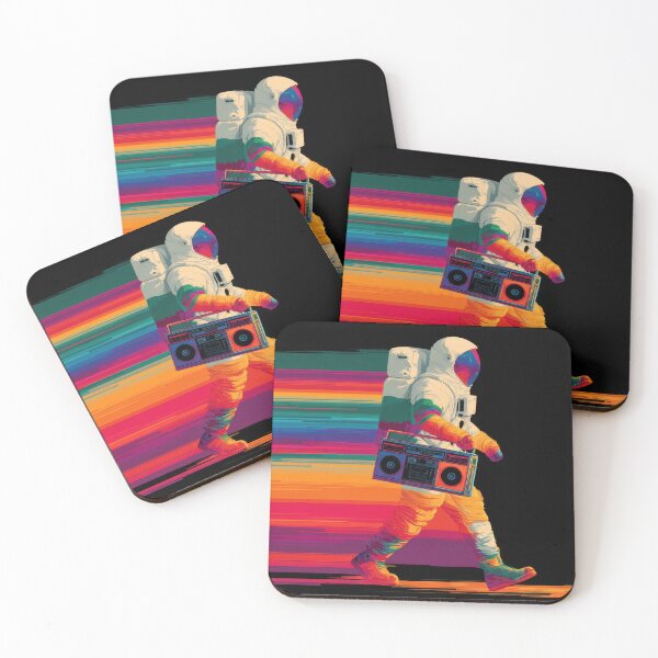 Item preview, Space traveler walks with a boom box designed and sold by anytka.