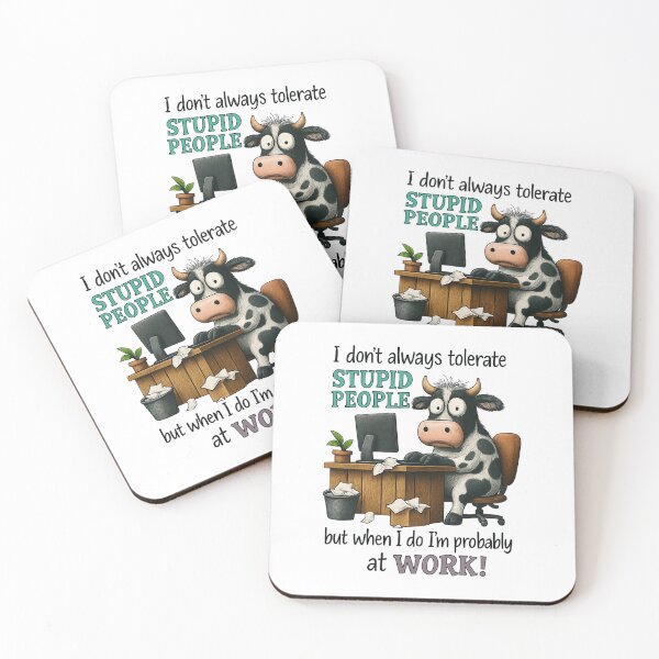Item preview, Stupid People At Work designed and sold by FoggyBogs.