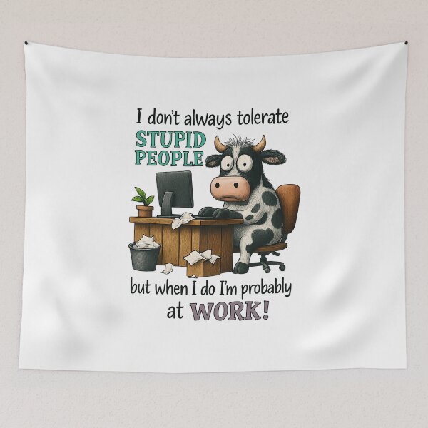 Item preview, Stupid People At Work designed and sold by FoggyBogs.