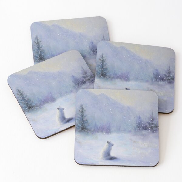 Item preview, Arctic Fox in Snowy Mountain Blizzard designed and sold by M&A Design House.