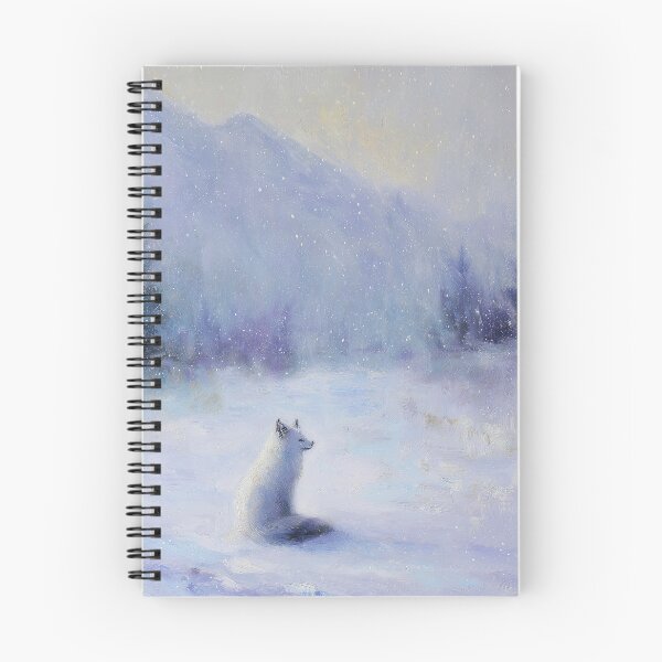 Item preview, Arctic Fox in Snowy Mountain Blizzard designed and sold by M&A Design House.