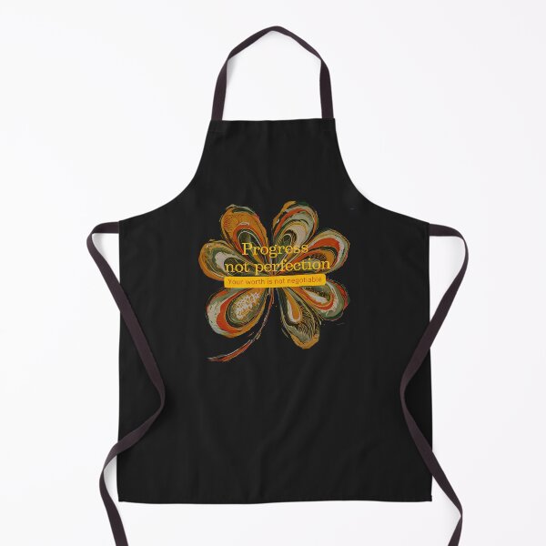 Item preview, Progress Not Perfection – Imperfect Flower of Self-Worth designed and sold by Aquarius-club.