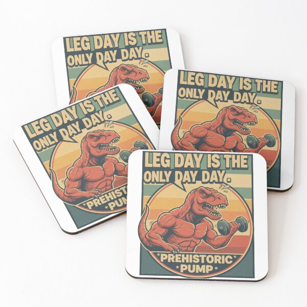 Item preview, Funny T-Rex Gym Leg Day Prehistoric Pump Fitness Humor designed and sold by Wear Sculpt.
