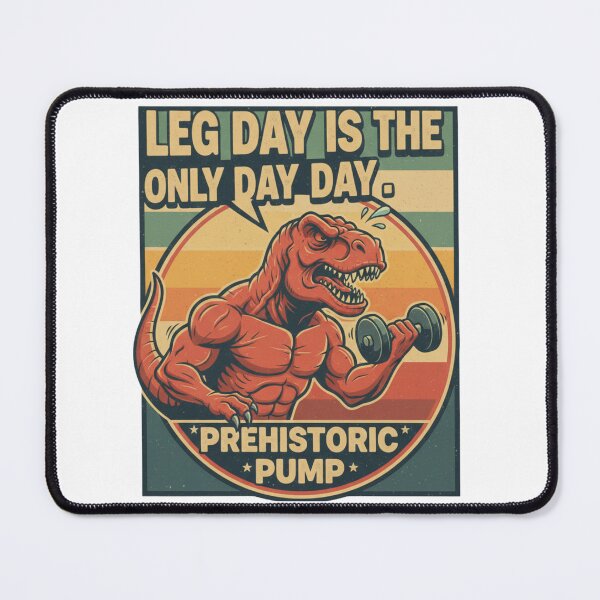 Item preview, Funny T-Rex Gym Leg Day Prehistoric Pump Fitness Humor designed and sold by Wear Sculpt.