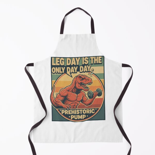 Item preview, Funny T-Rex Gym Leg Day Prehistoric Pump Fitness Humor designed and sold by Wear Sculpt.