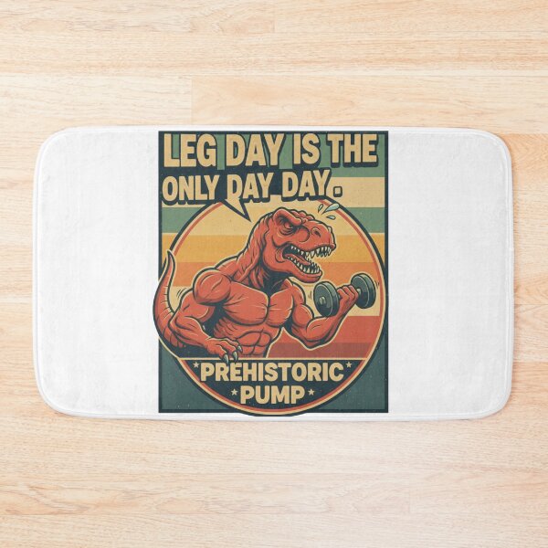 Item preview, Funny T-Rex Gym Leg Day Prehistoric Pump Fitness Humor designed and sold by Wear Sculpt.