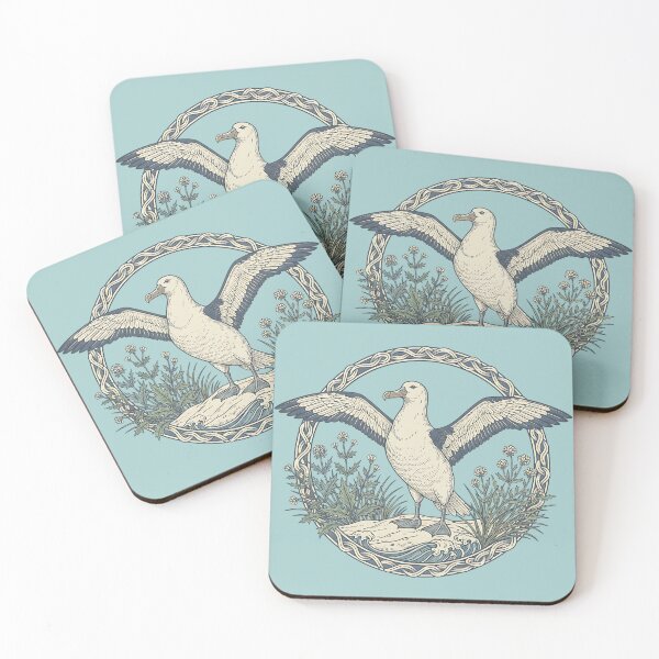 Item preview, Albatross Seabird Maritime Coastal Art designed and sold by BirdsnStuff.