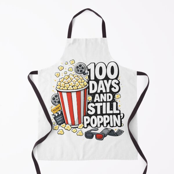 Item preview, 100 Days And Still Poppin Black White 3D Glasses Bold Stacked 100th Day Of School Teacher Shirt designed and sold by JaaCreativeShop.