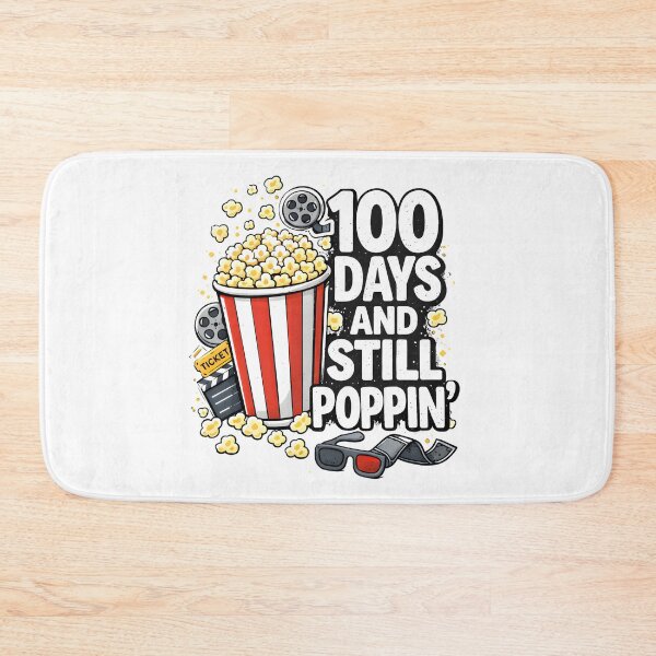 Item preview, 100 Days And Still Poppin Black White 3D Glasses Bold Stacked 100th Day Of School Teacher Shirt designed and sold by JaaCreativeShop.