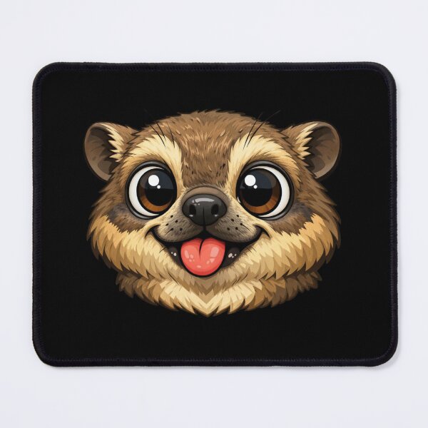 Item preview, Rock Hyrax - funny animal designed and sold by DamioPolArt.