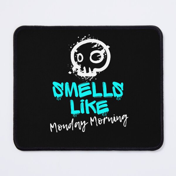 Item preview, Smells Like Monday Morning - Blue Skull Graffiti Art designed and sold by JB-designstudio.