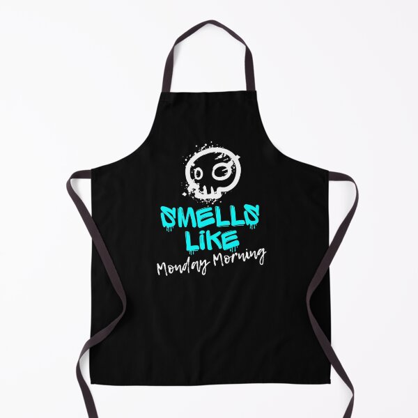 Item preview, Smells Like Monday Morning - Blue Skull Graffiti Art designed and sold by JB-designstudio.