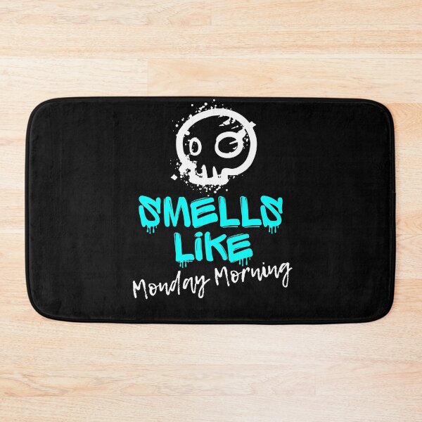 Item preview, Smells Like Monday Morning - Blue Skull Graffiti Art designed and sold by JB-designstudio.