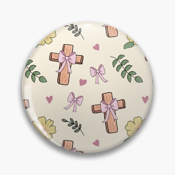 Item preview, Lovely Christian Cross seamless pattern background designed and sold by juoctaviniarts.