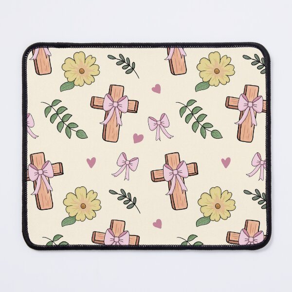Item preview, Lovely Christian Cross seamless pattern background designed and sold by juoctaviniarts.