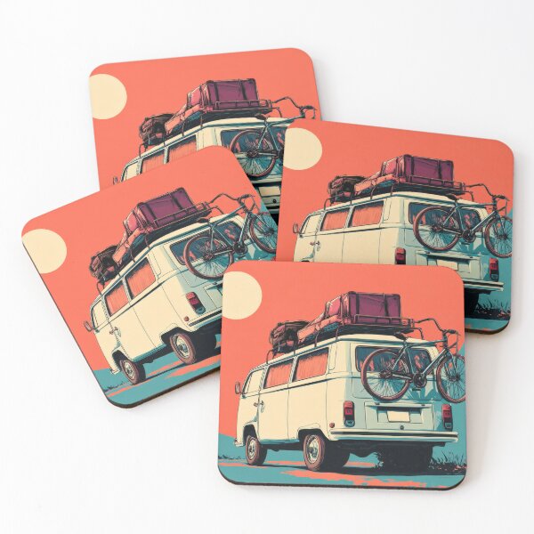 Item preview, Vint van bike road trip designed and sold by anytka.