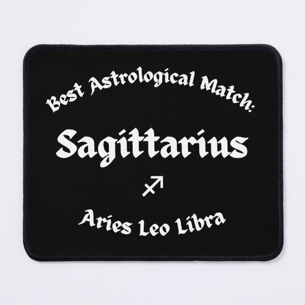 Item preview, Sagittarius Best Astrological Match – Circular Zodiac Compatibility Design designed and sold by MOKRONOS.