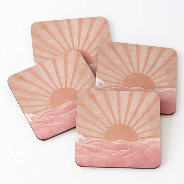 Item preview, Vibrant waves, sunset glow designed and sold by anytka.