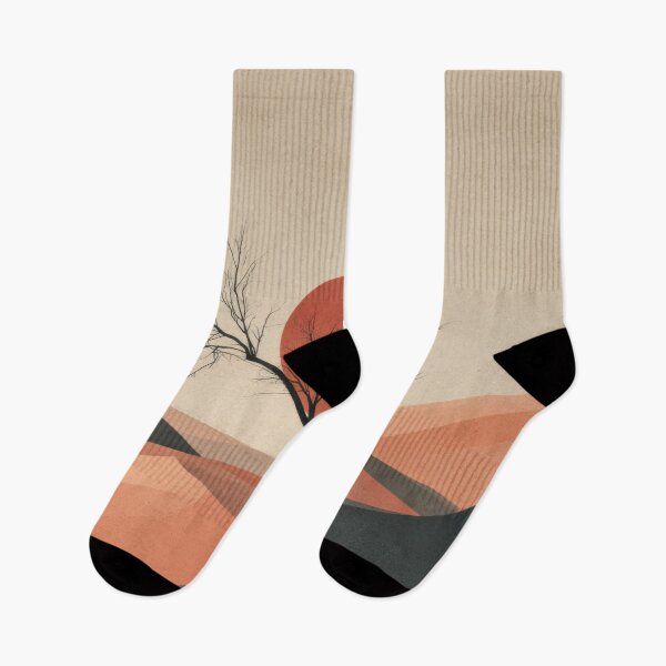 Item preview, Sunset over a desert landscape designed and sold by anytka.