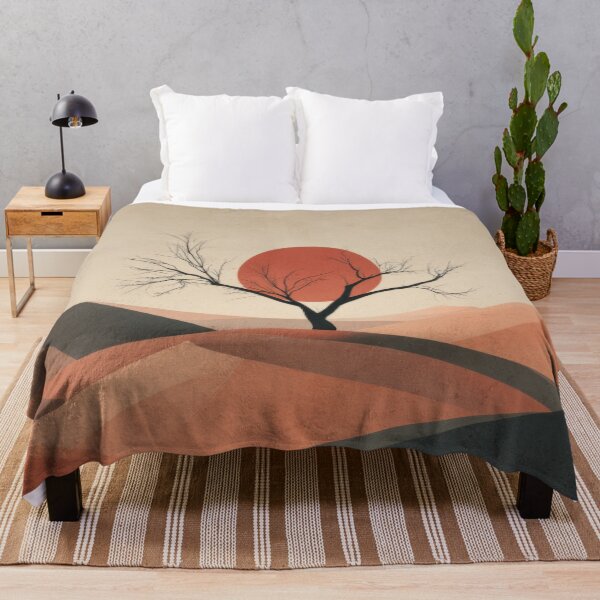 Item preview, Sunset over a desert landscape designed and sold by anytka.