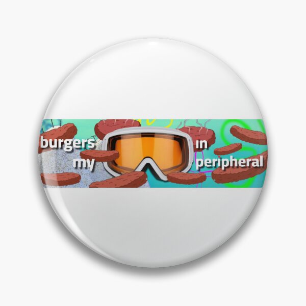 Item preview, burgers in my peripheral  designed and sold by Toothbrushh.