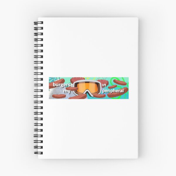 Item preview, burgers in my peripheral  designed and sold by Toothbrushh.