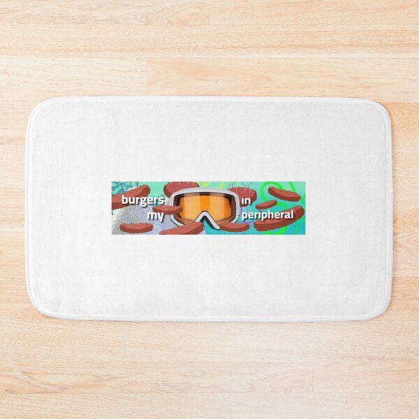 Item preview, burgers in my peripheral  designed and sold by Toothbrushh.