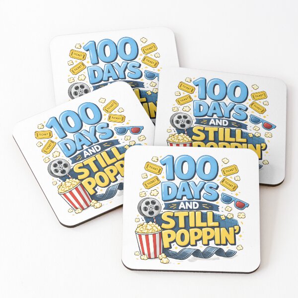 Item preview, 100 Days And Still Poppin Blue Gold Stars Outlined 100th Day Of School Teacher Shirt designed and sold by JaaCreativeShop.