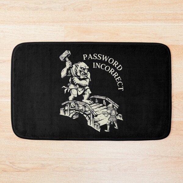 Item preview, Troll Guarding Bridge Password designed and sold by SignumShop.