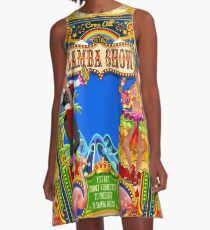 Rio Carnival Poster Invite Brazil Carnaval Mask Show Parade A-Line Dress
