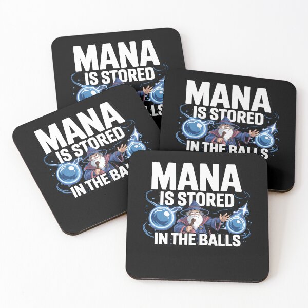 Item preview, Mana is Stored in The Balls designed and sold by Jacky-Design.