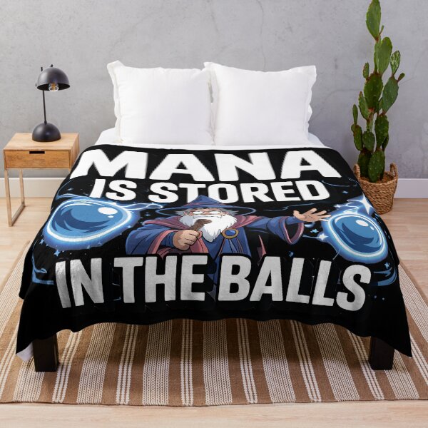 Item preview, Mana is Stored in The Balls designed and sold by Jacky-Design.