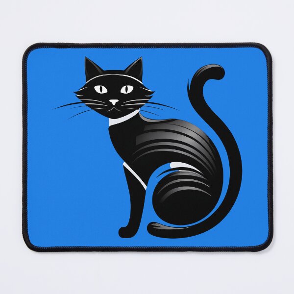 Item preview, Stylized Black Cat Modern Design 1 designed and sold by DigitalandPhoto.