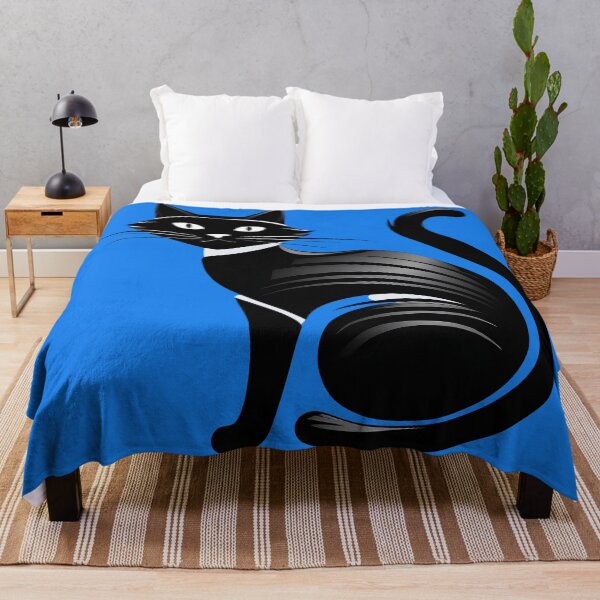 Item preview, Stylized Black Cat Modern Design 1 designed and sold by DigitalandPhoto.