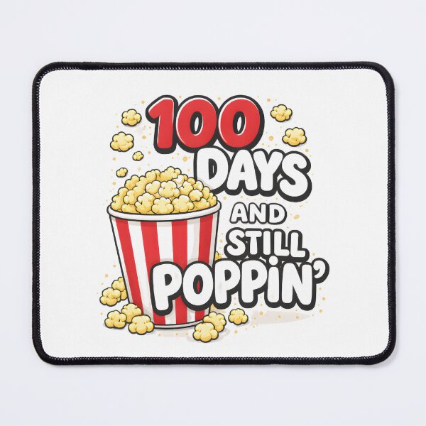Item preview, 100 Days And Still Poppin Red White Blue Bold Block Letters 100th Day Of School Teacher Shirt designed and sold by JaaCreativeShop.