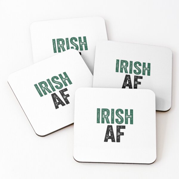 Item preview, Irish AF - Distressed Vintage Typography - Ireland Pride & St. Patrick’s Day designed and sold by gomofo1974.