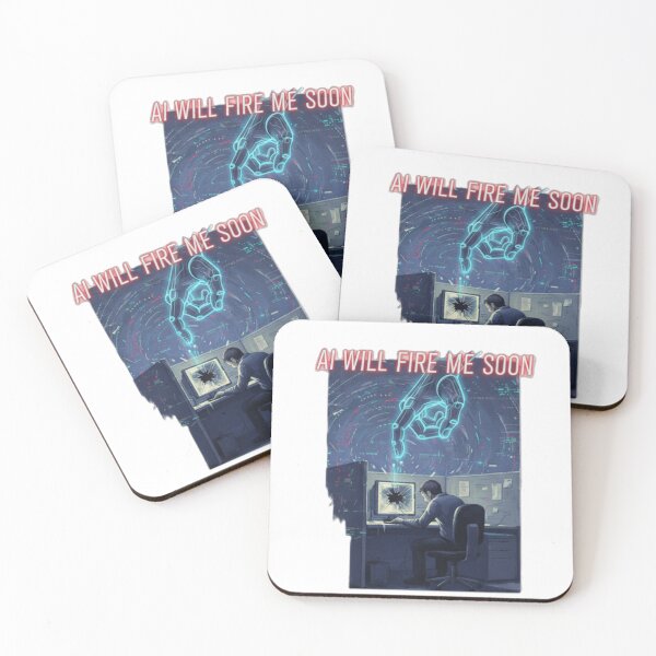 Item preview, AI takes over: future of work, digitally depicted designed and sold by tripppyghost.