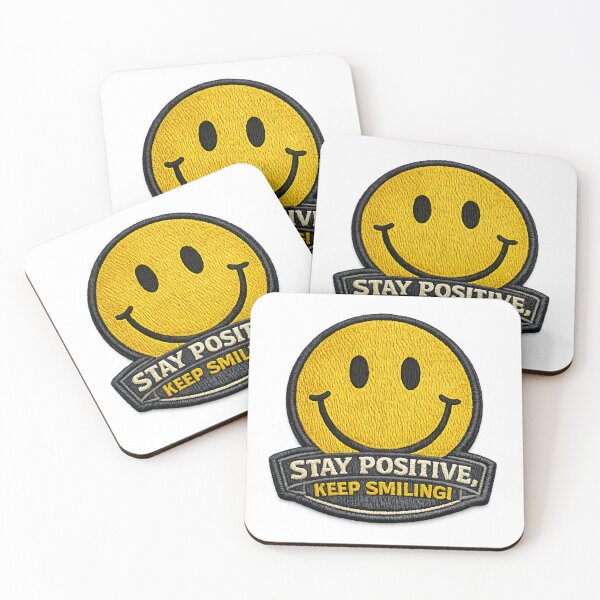 Item preview, Stay Positive Keep Smiling Patch designed and sold by Mastermind-Art.