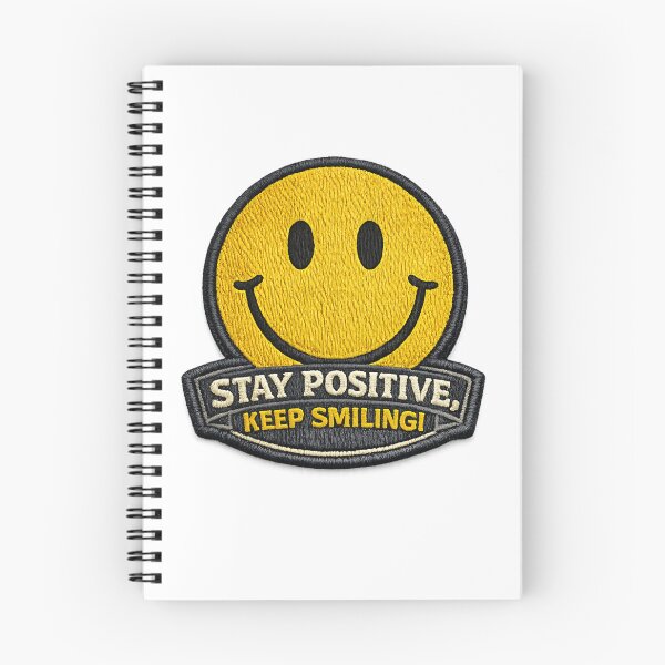 Item preview, Stay Positive Keep Smiling Patch designed and sold by Mastermind-Art.